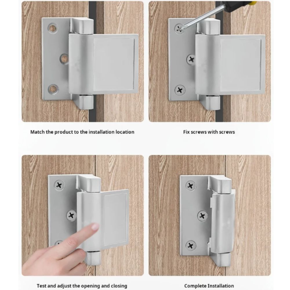 Aluminum Alloy Door Lock Security Privacy Resistance Home Door Lock Extra High Resistance Reinforcer Door Lock Reinforcer