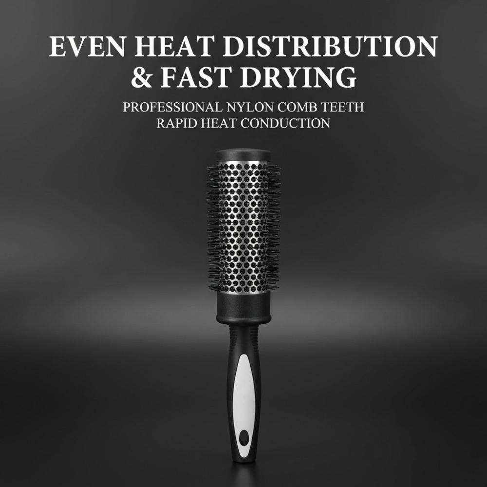 Round Brush Set Blow Drying Curling Ceramic Ion Thermal Barrel Brush Aluminum Barrel Rollers Anti Static Styling Accessories