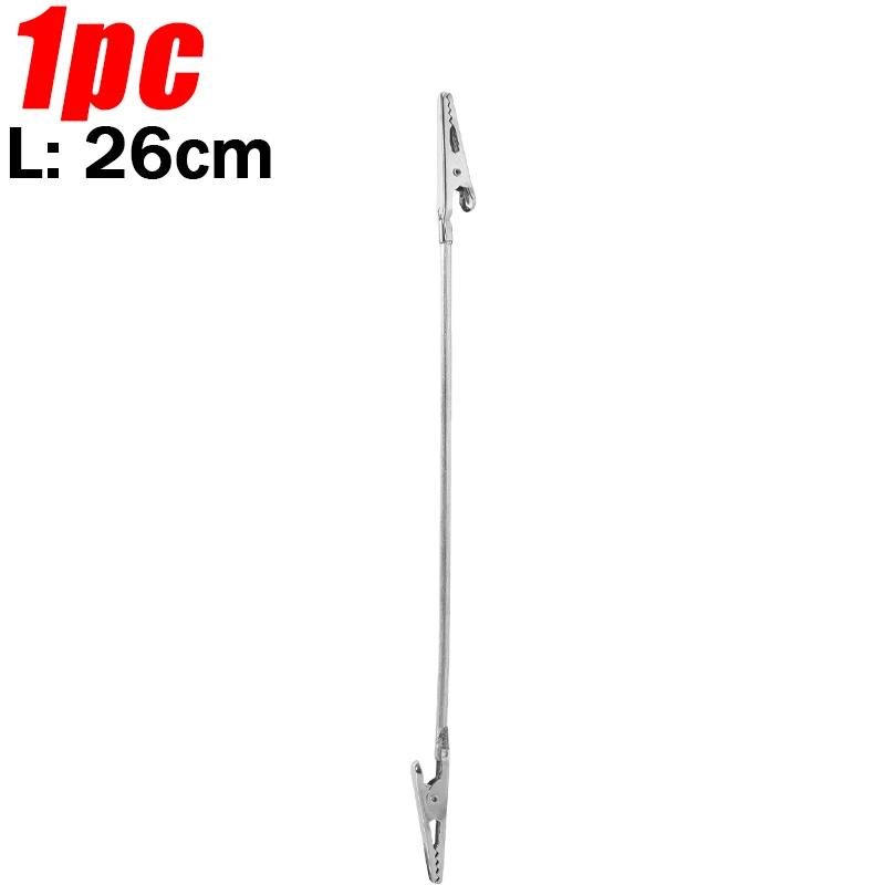 1/20pcs Flexible Metal Long Hose Pins for DIY Card Photo Double Ends Alligator Clamps Clip Home Alloy Memo Picture Holder Racks