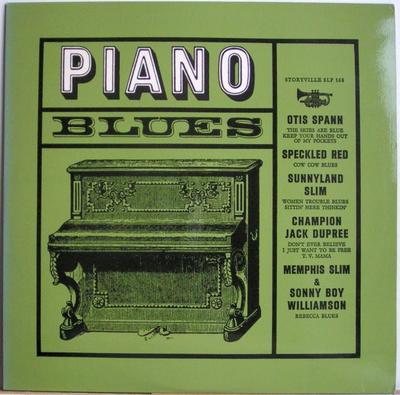 LP Record VARIOUS - Piano Blues SLP168 Storyville 1963 Denmark Blues Used