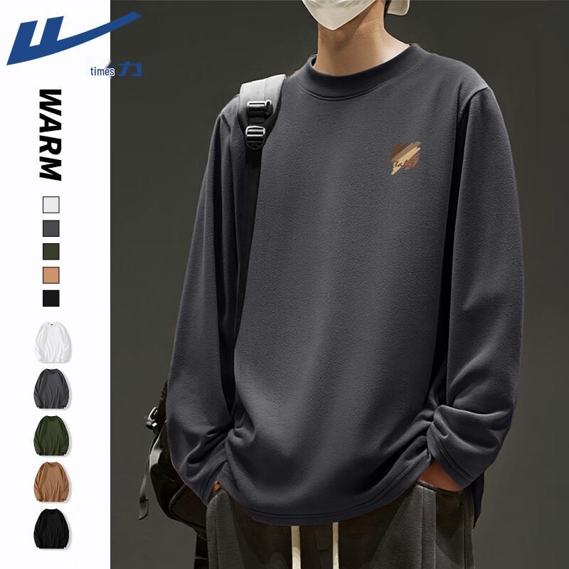 Warrior Men s Fleece Lined Thermal Long Sleeve T-Shirt L