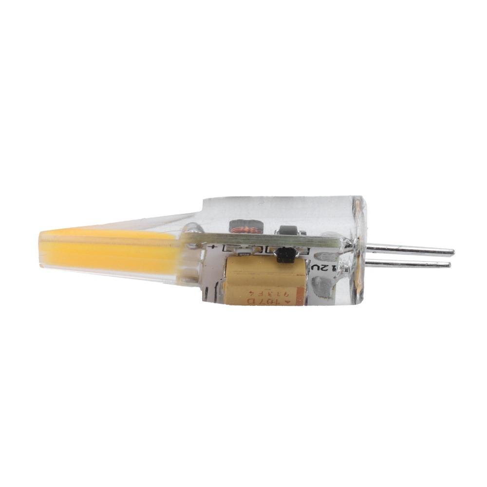 2PCS AC/DC12V G4 LED Bulb Warm White 3000K COB Chip Bulb Dimmable Light Bulb Under Cabinet Lighting