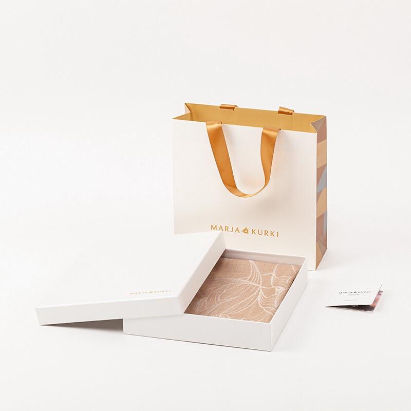 MARJA KURKI Wool Silk Blend Winter Shawl Scarf