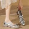Fashion Women's Sweet Ballet 2025 New Style Designer Bow Flat Shoes High Quailty Soft Comfy Mary Jane Casual Slip-on Women Flats Shoes
