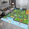 Baby Crawling Play Mat Car Play Mat for Boys and Girls Highway City Traffic-Themed Rugs for Kids Toy Cars Kids Rugs for Playroom