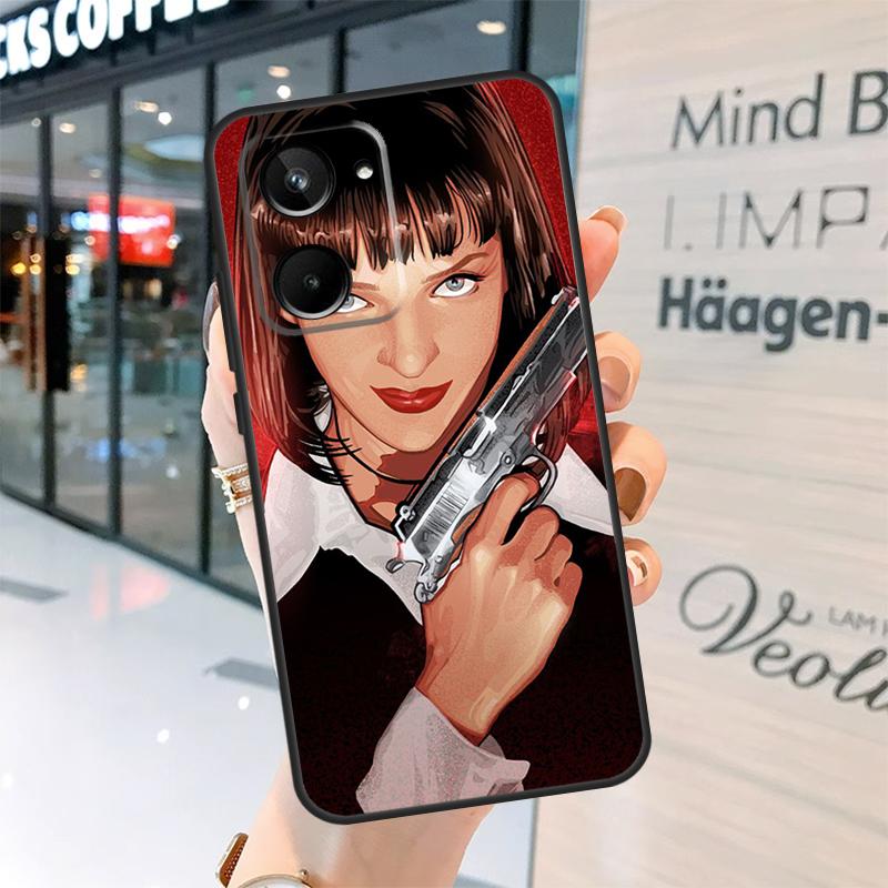 

Mia Pulp Fiction Case For Realme 15 Pro 12 11 13 14 Pro Plus GT6 GT7 C55 C51 C53 C25 C63 C61 C65 C67 C71 C75 Realme GT7
