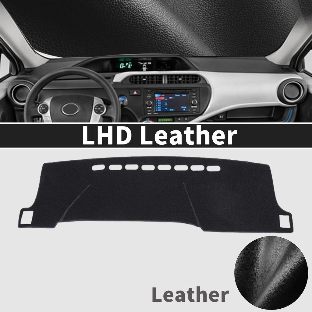 Fit for Toyota Aqua Prius C NHP10 2019-2012 Dashmat Dashboard Cover Pad DashMat Sunshade Protective Carpet Leather Accessories