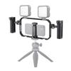 Portable Phone Video Rig Kit Smartphone Stabilizer for Video Recording Universal Phone Cage with Side Handles Cold Shoe