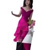 2025 Summer Women's Sweet Style Sleeveless Slim-Fit Solid Color Mid-Waist Long Dress