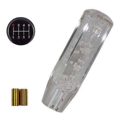 Crystal Foam Shift Knob, 150mm, Clear, for Fuso Super Great, Hino Profia, Isuzu UD, Kuon, and Quon (MM75-3103-CL)