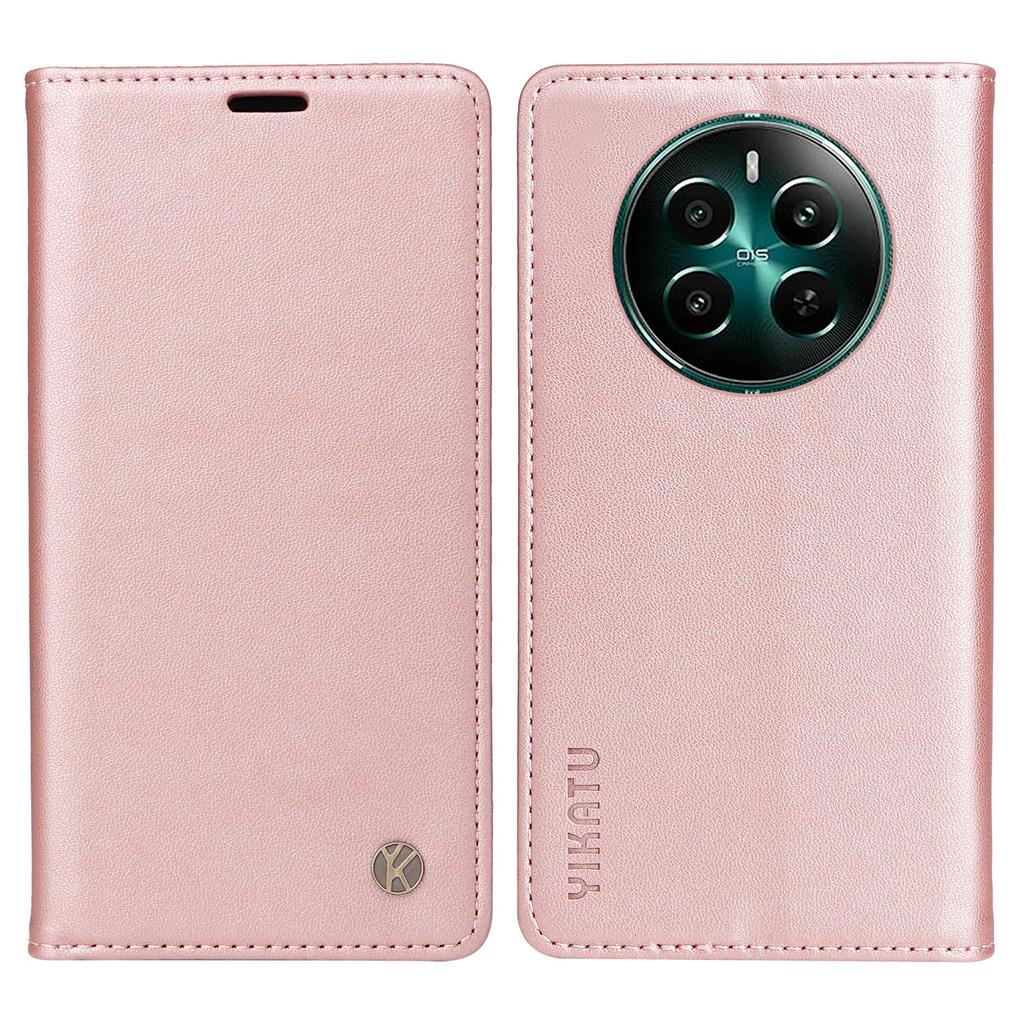 YIKATU YK-001 For Realme 12 4G/12+ 5G Case Magnetic Closure Leather Phone Case