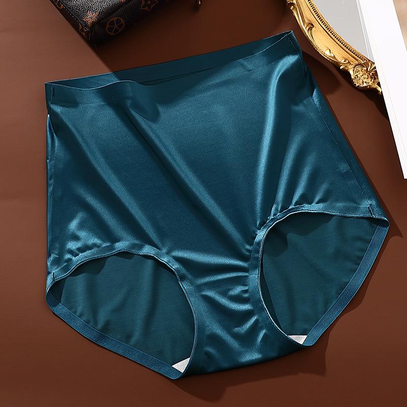 Antibacterial Traceless Non Buttock Panties High Waist Abdominal and Hip Lifting Triangle Women’s Panties