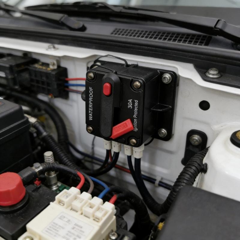 Transparent PC Case Automotive Circuit Breaker 30A To 300A Manual Reset For Overload Protection In Cars Boats And RVs