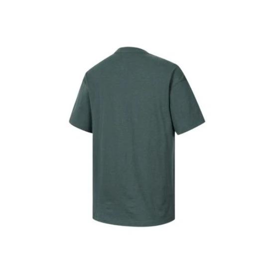 Nike Men's Green Loose-Fit Letter Print Crew Neck T-Shirt HQ3671-338
