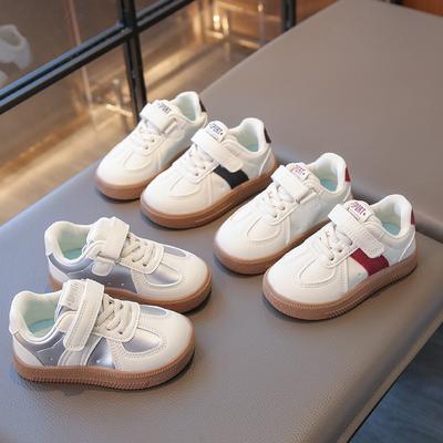 Children's Board Shoes Men's and Girls' Sports Shoes Soft-soled Casual Shoes 2025 Spring New Little White Shoes German Training Shoes Children's Shoes