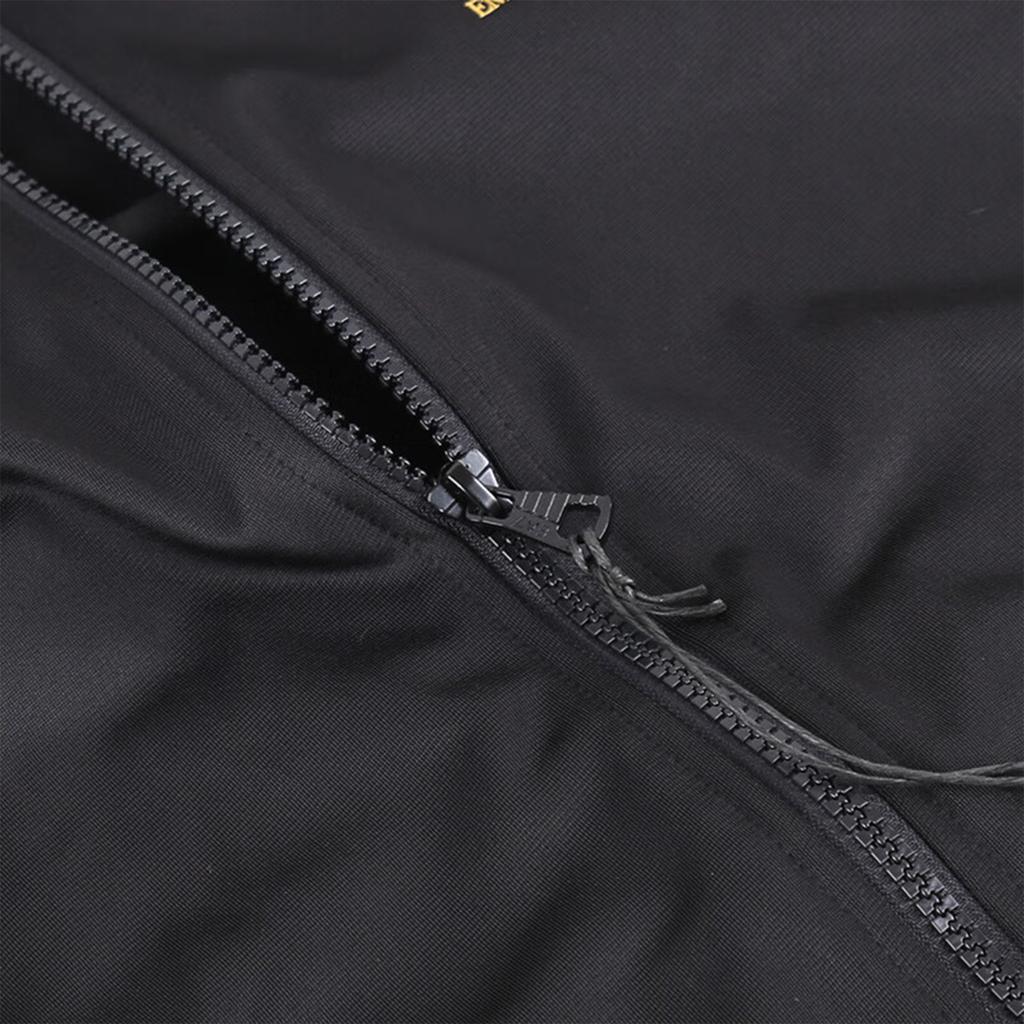 Emporio Armani EA7 Solid Color Zip-Up Long Sleeve Casual Sports Suit Men Suits Black 8NPV65-PJHCZ-0208