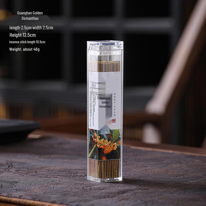 Hui an Agarwood & Lao Shan Sandalwood Incense Sticks with Goose Pear Tent & Holder for Home Air Purification