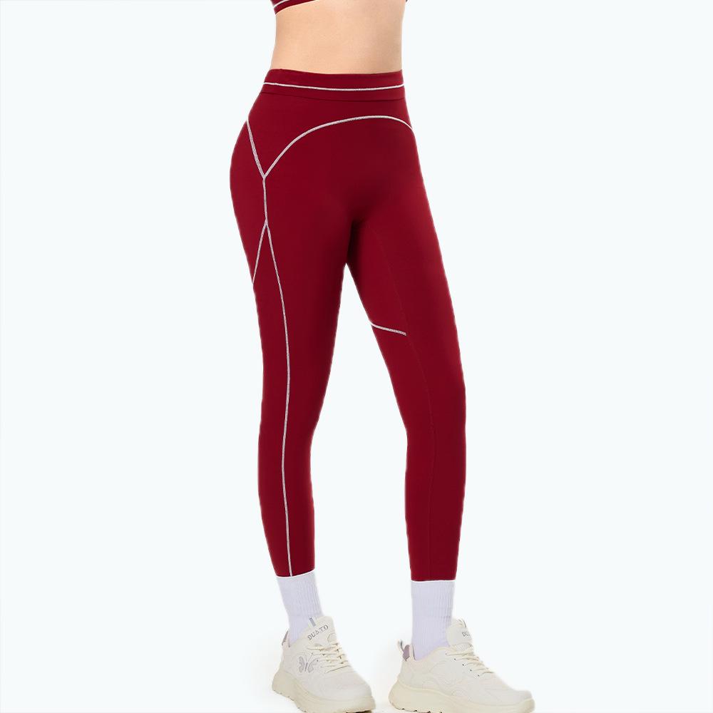 Women s High-Waisted Cross-Border European & American Yoga Pants - Butt-Lifting, Quick-Drying, Slim Fit for Sports & Fitness XL
