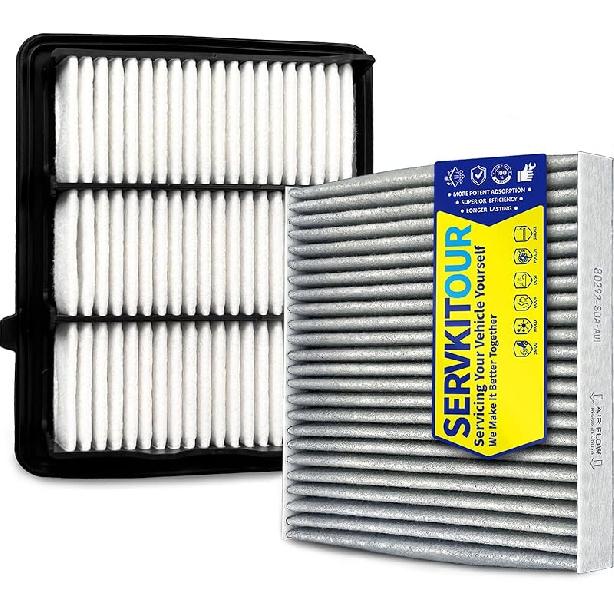 Engine Cabin Air Filter Set For Accord 1.5L (2018    ) Gas Only, Replace 17220-6A0-A00, 80292-SDA-A01