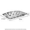 Japanese Style Hammered Stainless Steel Square Plate