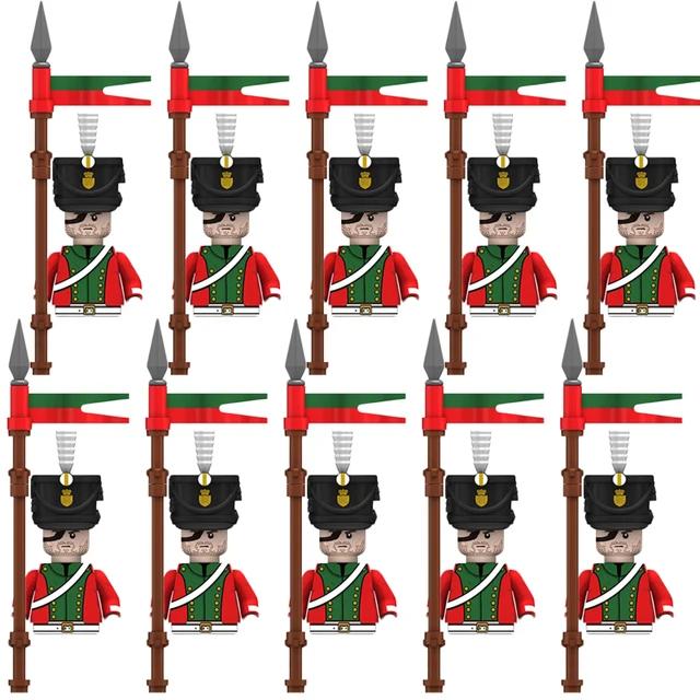 Kids Building Blocks Toy Napoleonic Wars Military WW2 Mini Dolls Soldier Duke Medieval Knights Officer Model Toy wholesale store