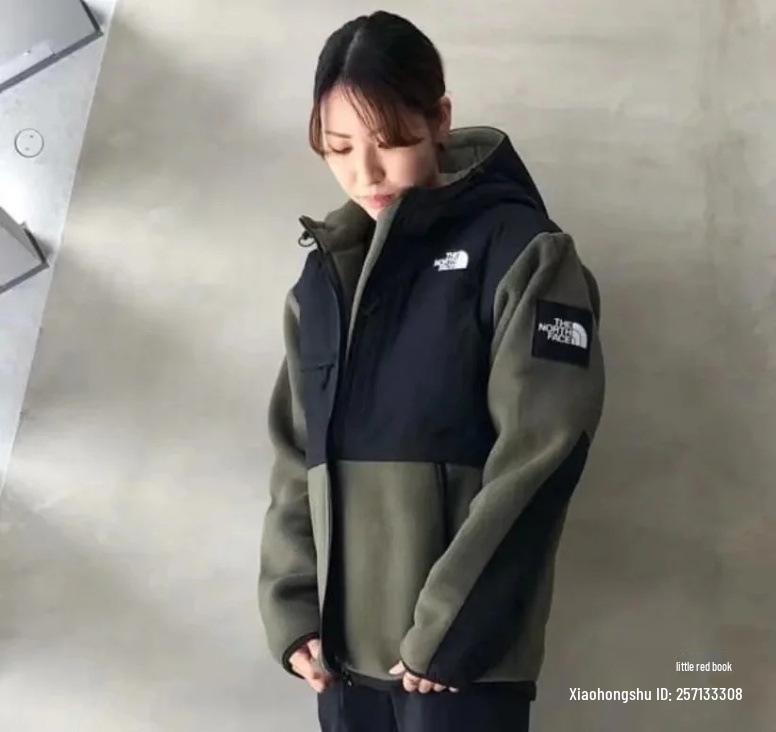 Barevná bunda s kapucí z jehněčí vlny – Sportovní fleecová streetová móda