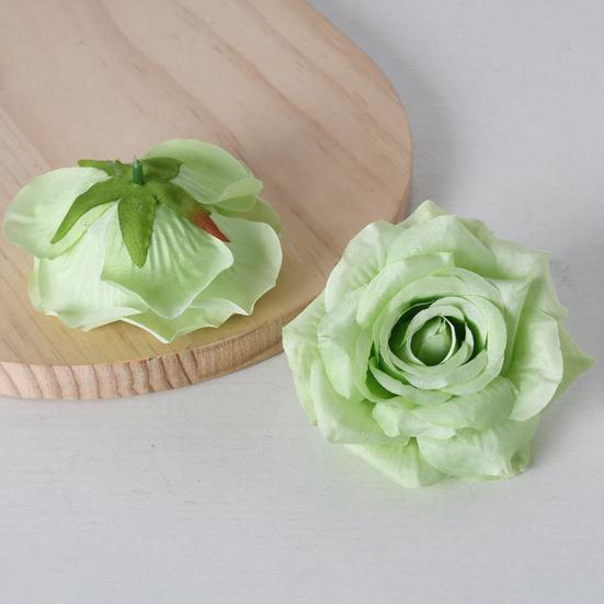 5 Stück Künstliche Rosenblütenköpfe Realistische Falsche Seidenrosenköpfe für Zuhause DIY Blumenwand Hochzeitsparty Geburtstag Babyparty Dekoration