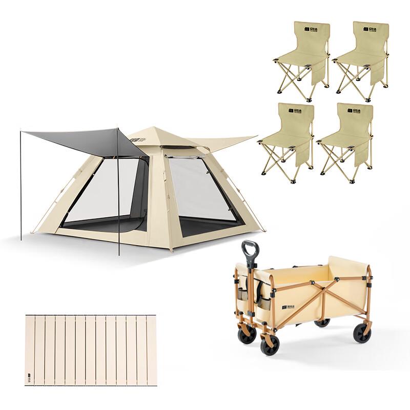 Camping Tent and Cart Set