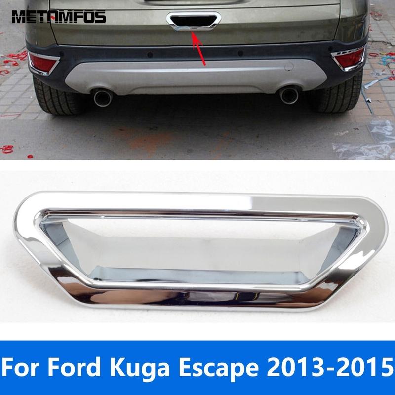 Накладка на ручку двери багажника для Ford Kuga Escape 2013 2014 2015, хромированная, аксессуары для экстерьера, стайлинг автомобиля