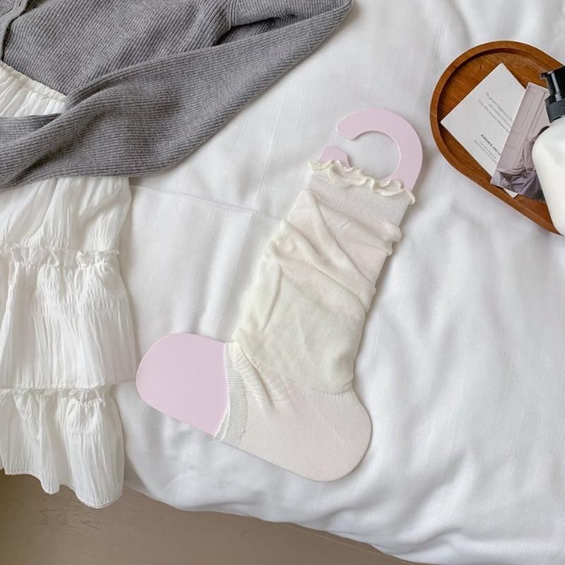 Summer Thin Breathable Leg Warmers Foot Cover Ballet Style Sweet Girls Ruffle Socks Stockings Jk Lolita Leg Warmers Loose Socks