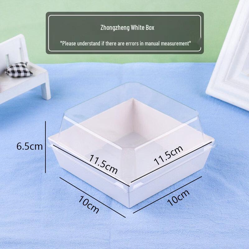 Disposable Transparent Square Cake Box