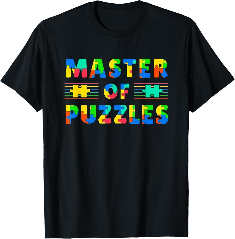 

Master Of Puzzles Gameboard Novelty Costume Puzzle Lover TShirt Unisex T-Shirt L