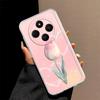 Pink Rose Soft Phone Cover Phone Case for Xiaomi Mi 11 Lite 11T Pro