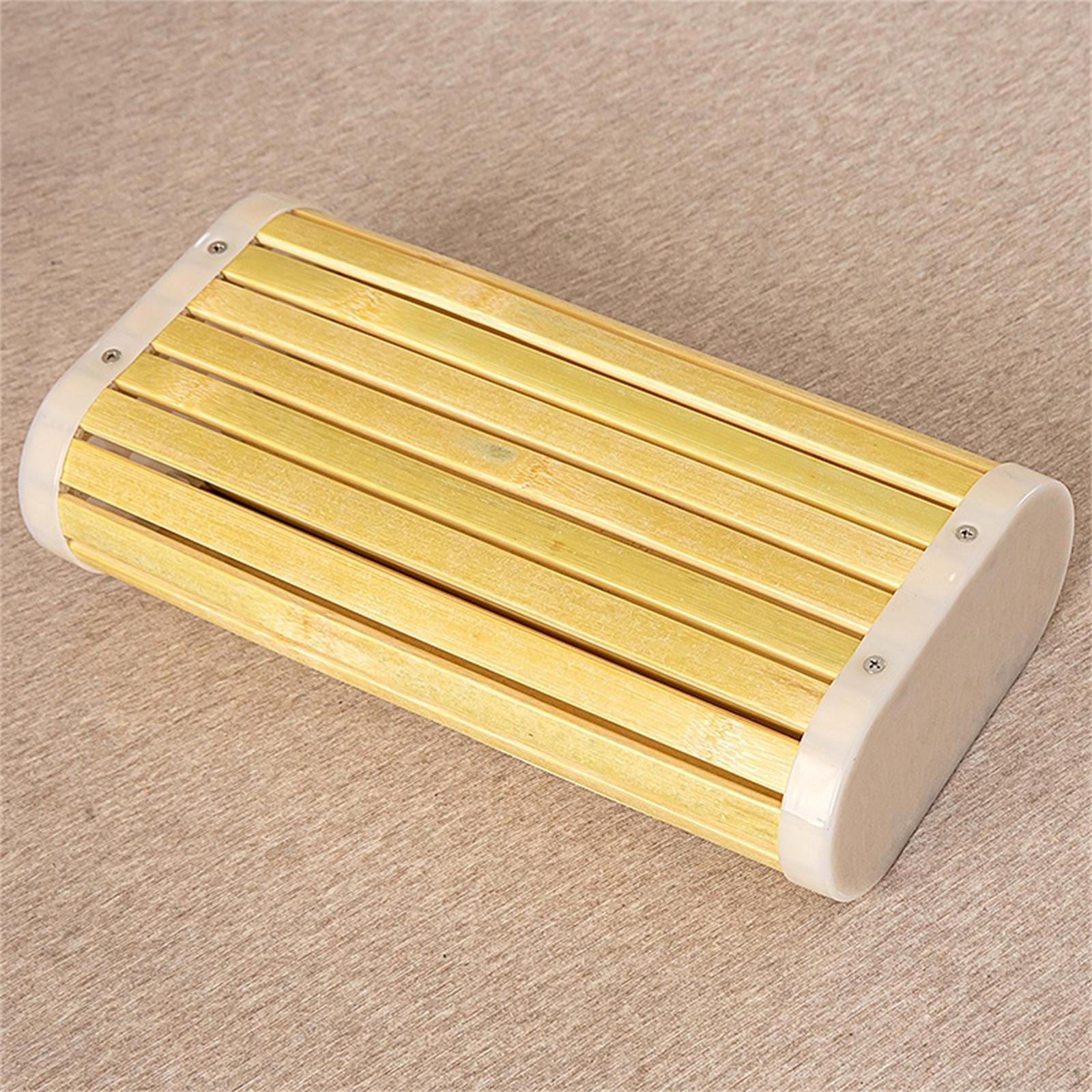 

Bamboo Cervical Support Pillow for Home And Spa Settings 16cmx33cmx8cm