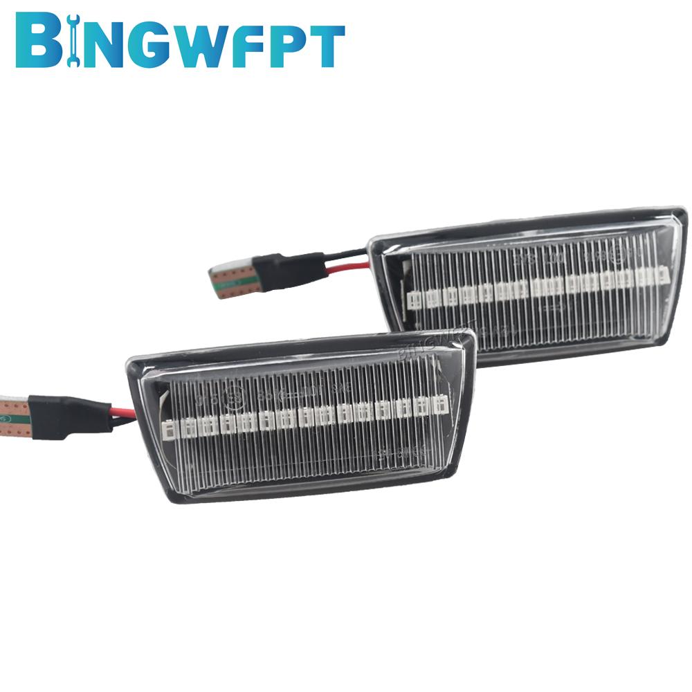 For Opel Insignia Astra H Corsa D Zafira B For Chevrolet Cruze Led Dynamic Side Marker Turn Signal Light Sequential Blinker Lamp