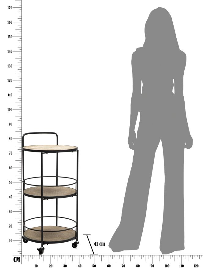 Trolley Arex Cm 40X41,5X82