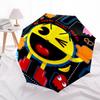 , Retro Themed Automatic Opening and Closing Umbrella, Compact Travel Umbrella, Lightweight and Portable, Suitable for Beach Commuting Busin