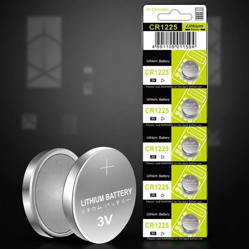 5/10Pcs CR1225 3V Lithiums Button Cell Batteries for Watches Calculators Remote Controls Small Gadgets