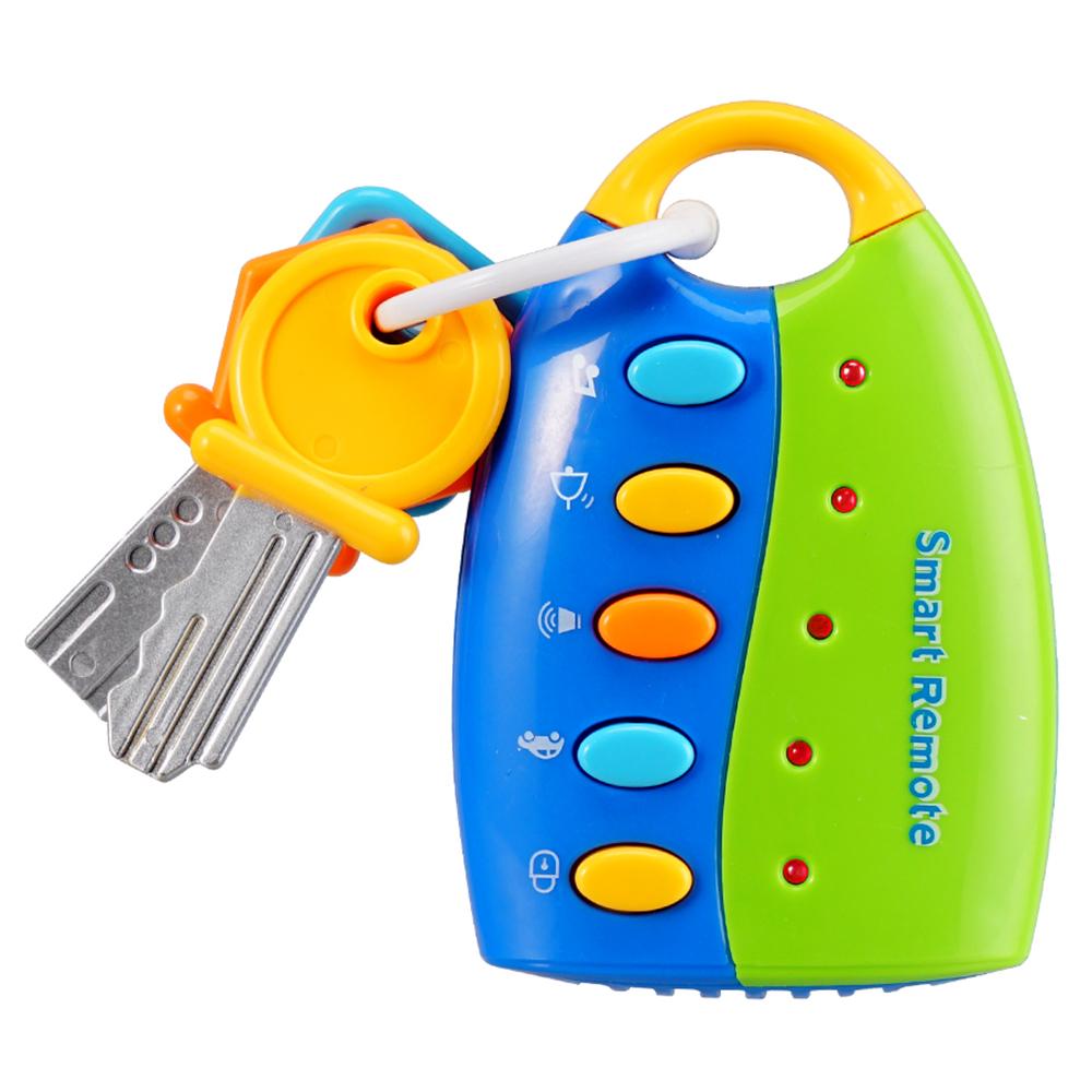 

1025 Remote Car Control Key Toy Musical Learning Educational Toy with Light B