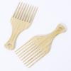 2pcs natural bamboo and wood African comb, wooden comb for hair lifting, curly hair styling comb,Special for real hair wigs