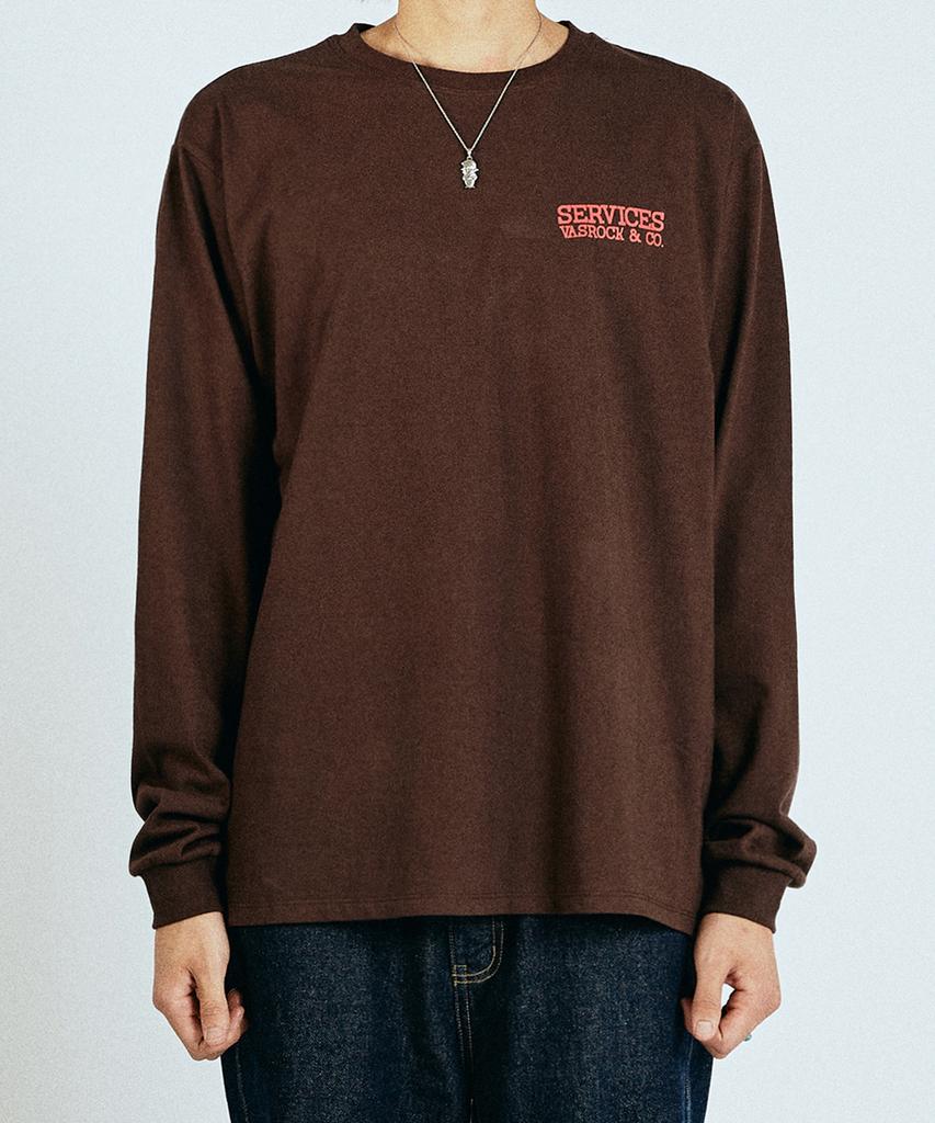 VASROCK Slogan Long Sleeve Maple