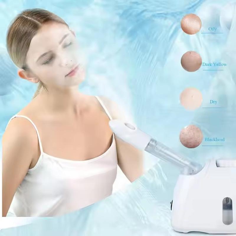 Hot Mist Humidifier Face Facial Steamer Deep Hydrating Cleansing Vaporizer Sprayer Moisturizing Salon Home Spa Skin Care Tool