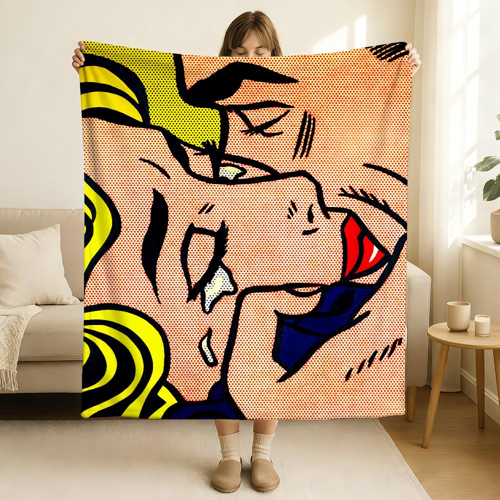 Artist R Roy L Lichtenstein Blanket Soft and Skin Friendly For Couch Bed Napping Bedspread All Seasons Comforter