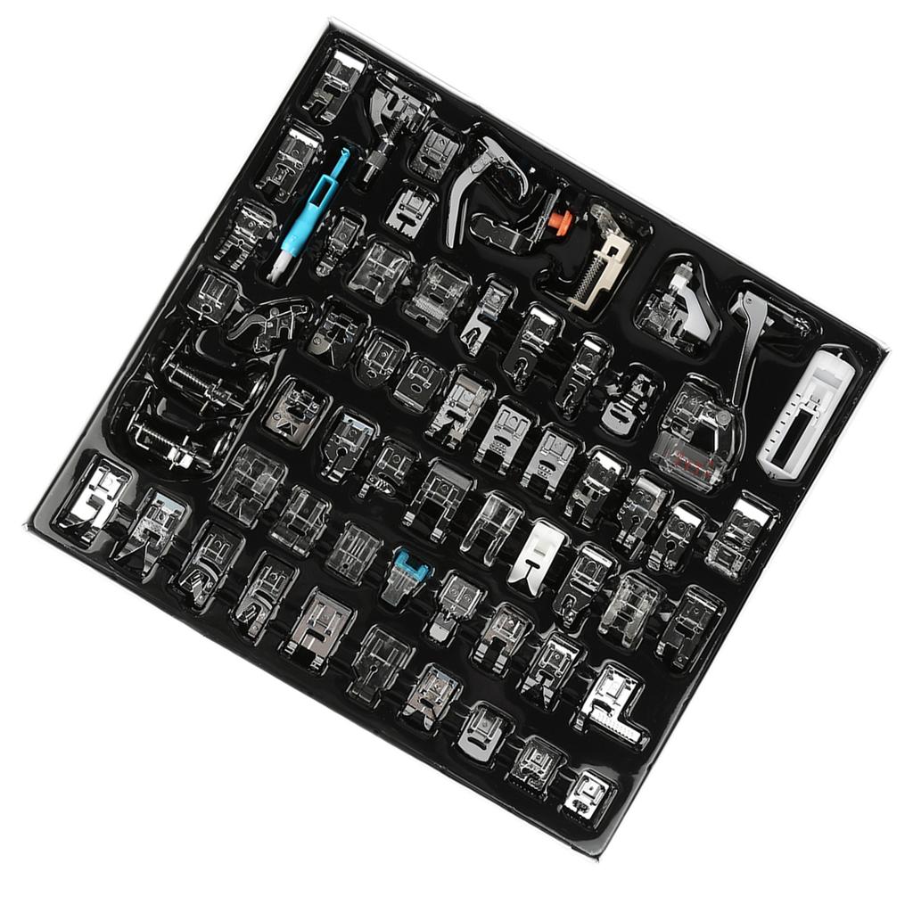 62PCS Household Multifunctional Sewing Machine Parts Press Foot Sew Machine Accessories Kit Set