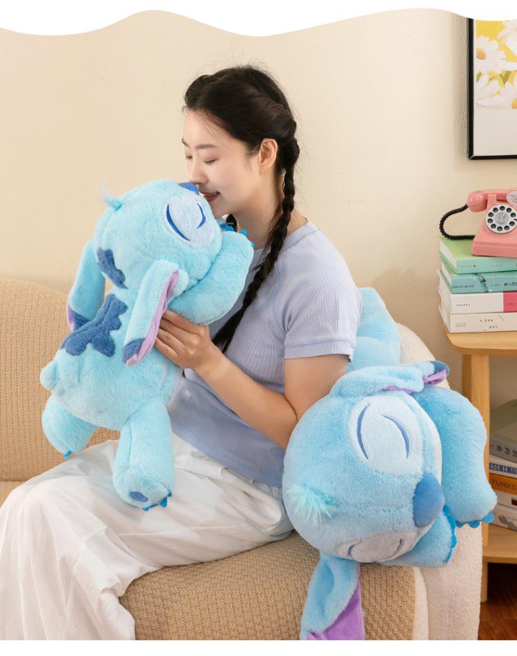 Heartbeat Stitch Cartoon Plush Pillow Doll - Cute Birthday Gift for Girls