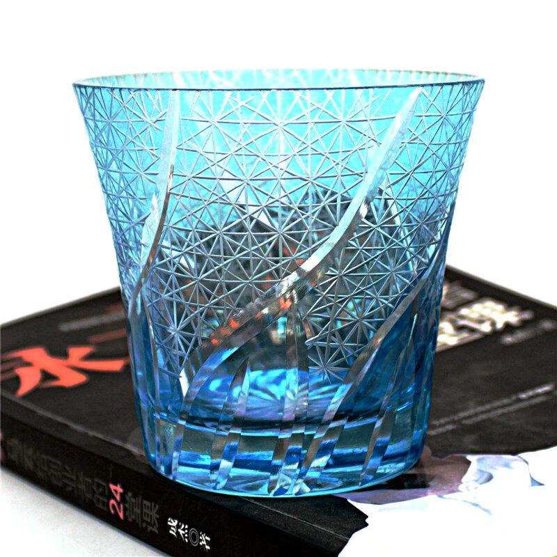 Japanese Edo Kiriko Crystal Whiskey Glass