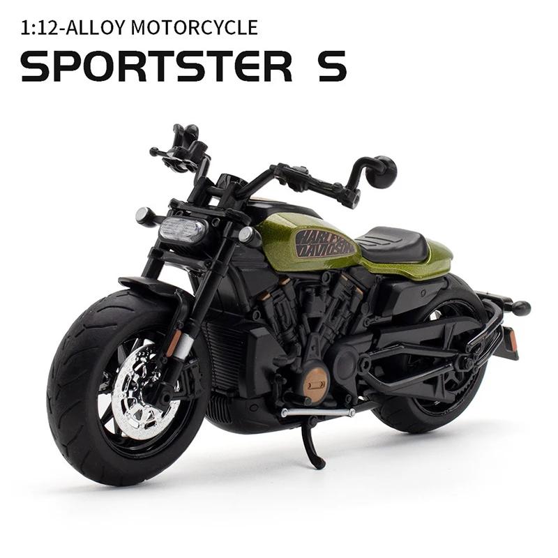 1/12 сплав Harley Davidson Sportster S гоночный мотоцикл модель литой уличной спортивной модели мотоцикла детская игрушка подарок