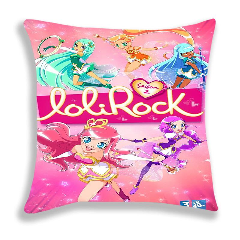 LoliRock Pillow Case Cartoon Cushion Covers Sofa Bed Home Decorative Pillow Covers Single-Sided Printed Kids Pillowcase 45*45cm