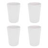 4PCS Imitation Ceramic Water Cup Drinking Mug for   Home Bar Restaurant Supplies