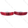 For Citroen C-crosser / Peugeot 4007 2007-2012 Rear Bumper Brake Light Cover Tail Warming Turn Signal Reflector Fog Lamp No Bulb